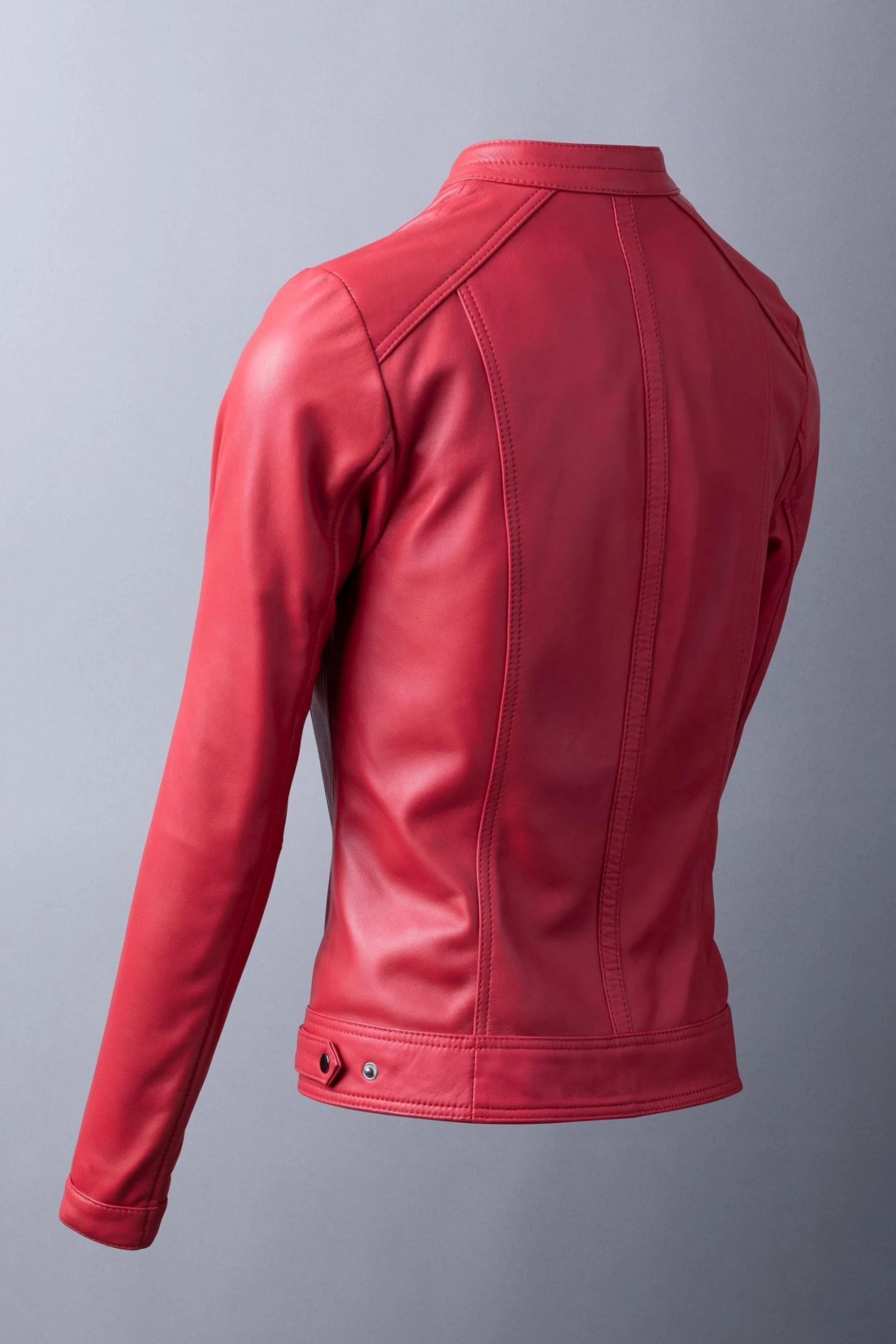 Lakeland Leather Thorpe Leather Jacket Red 4 Lakeland Leather Thorpe Leather Jacket Red - Image 2