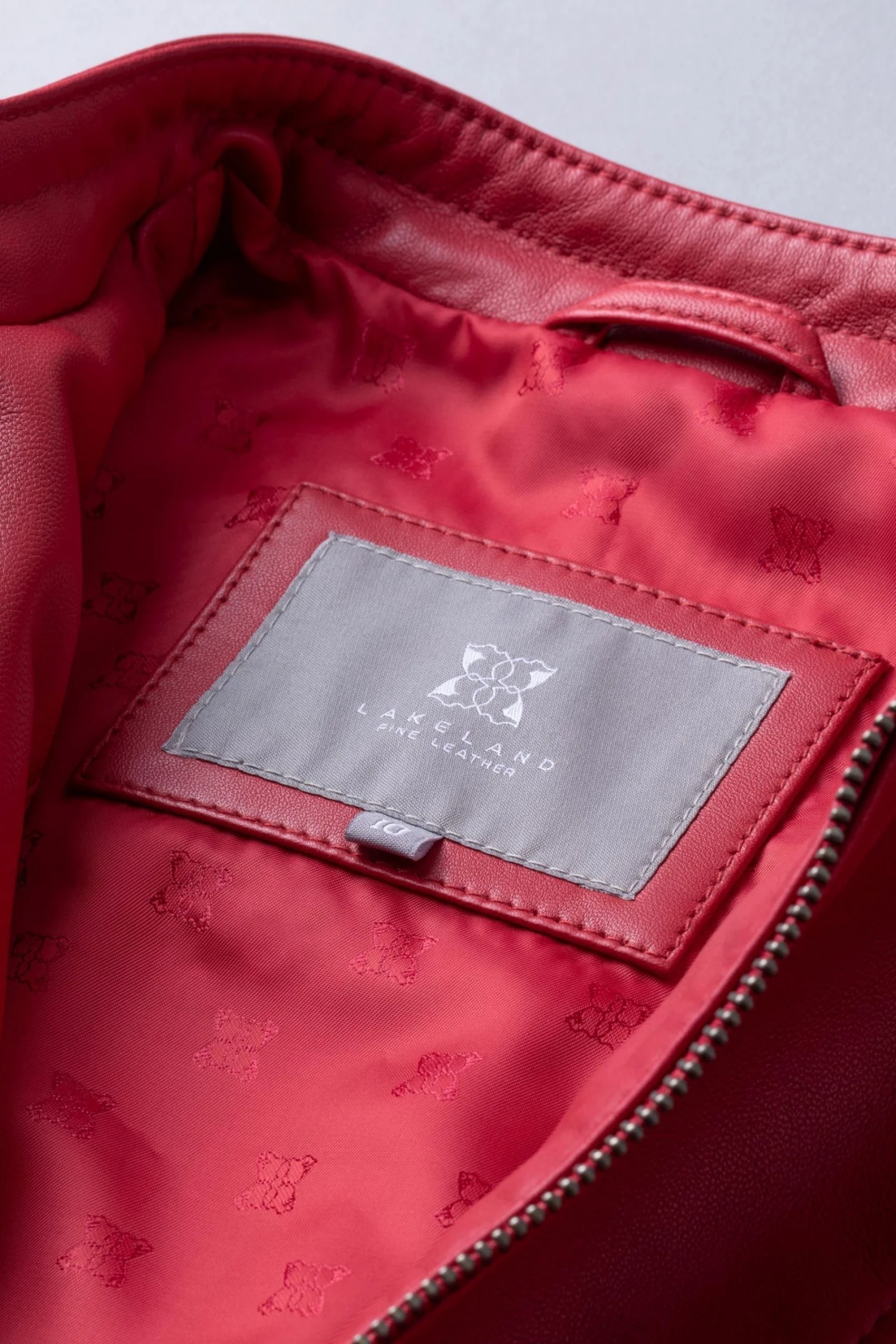 Lakeland Leather Thorpe Leather Jacket Red 5 Lakeland Leather Thorpe Leather Jacket Red - Image 3