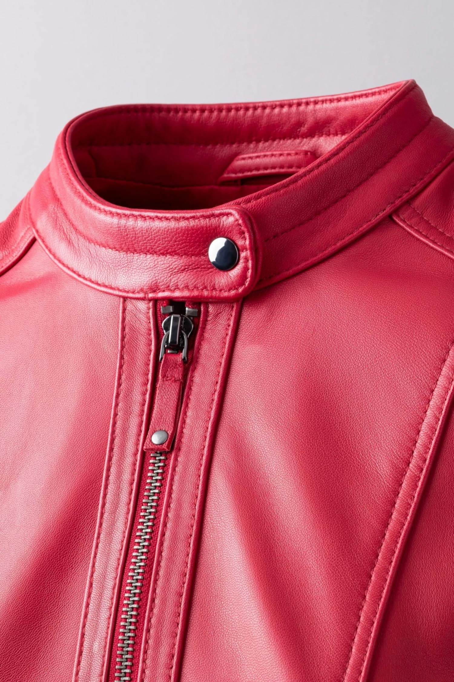 Lakeland Leather Thorpe Leather Jacket Red 8 Lakeland Leather Thorpe Leather Jacket Red - Image 6