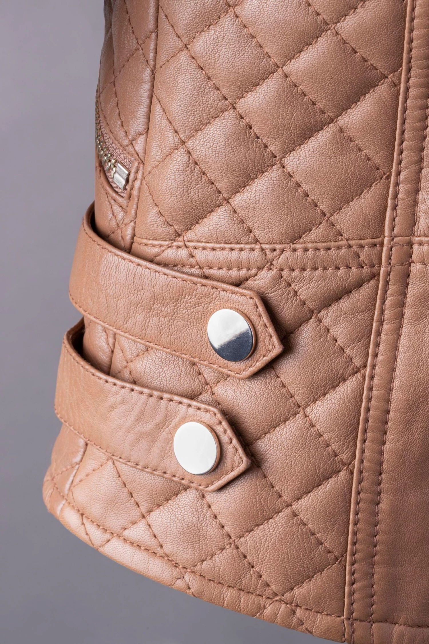 Lakeland Leather Devoke Leather Jacket Camel 7 Lakeland Leather Devoke Leather Jacket Camel - Image 5