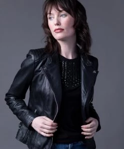 Lakeland Leather Toni Leather Biker Jacket Black -Lakeland Leather Sales unnamed file 372 scaled