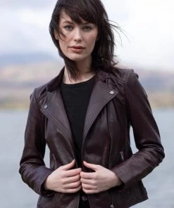 Lakeland Leather Toni Leather Biker Jacket Black -Lakeland Leather Sales unnamed file 380
