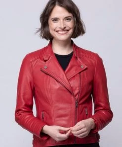 Lakeland Leather Toni Leather Biker Jacket Black -Lakeland Leather Sales unnamed file 382