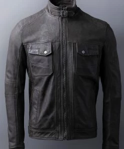 Lakeland Leather Wansfell Leather Biker Jacket Black