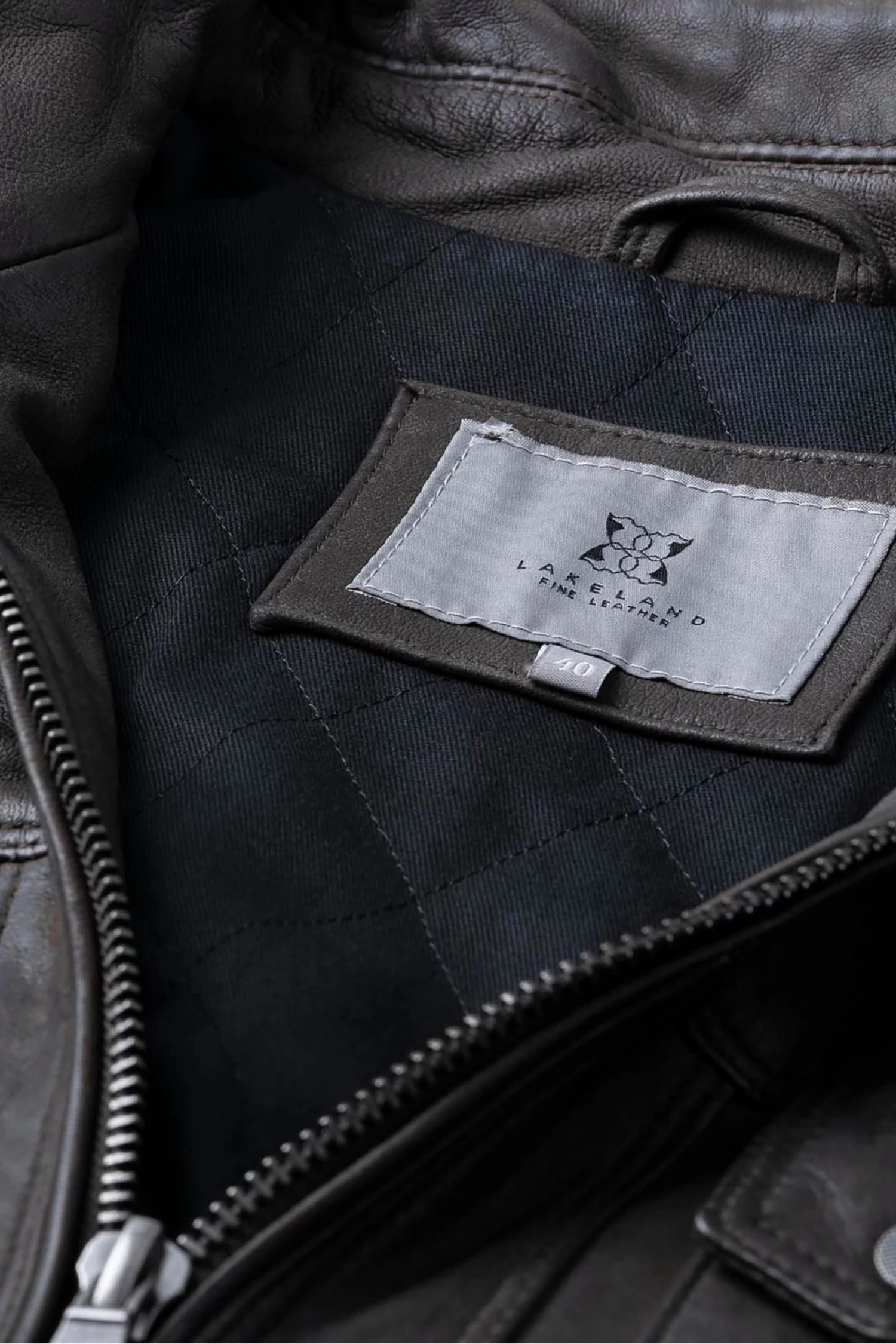 Lakeland Leather Wansfell Leather Biker Jacket Black 7 Lakeland Leather Wansfell Leather Biker Jacket Black - Image 5