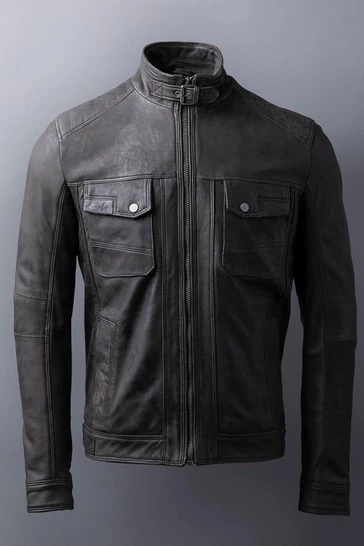Lakeland Leather Wansfell Leather Biker Jacket Black 12 Lakeland Leather Wansfell Leather Biker Jacket Black - Image 10