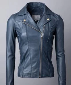 Lakeland Leather Kylee Classic Leather Biker Jacket Black -Lakeland Leather Sales unnamed file 421
