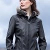 Lakeland Leather Applethwaite Hooded Leather Jacket Brown -Lakeland Leather Sales unnamed file 422
