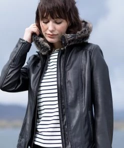 Lakeland Leather Applethwaite Hooded Leather Jacket Brown -Lakeland Leather Sales unnamed file 424 scaled