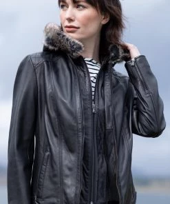 Lakeland Leather Applethwaite Hooded Leather Jacket Brown -Lakeland Leather Sales unnamed file 425 scaled
