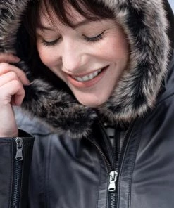 Lakeland Leather Applethwaite Hooded Leather Jacket Brown -Lakeland Leather Sales unnamed file 429 scaled