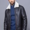 Lakeland Leather Brown Spitfire Sheepskin Aviator Jacket -Lakeland Leather Sales unnamed file 433