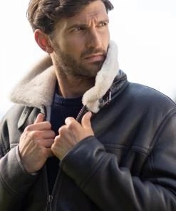 Lakeland Leather Brown Spitfire Sheepskin Aviator Jacket -Lakeland Leather Sales unnamed file 435 scaled