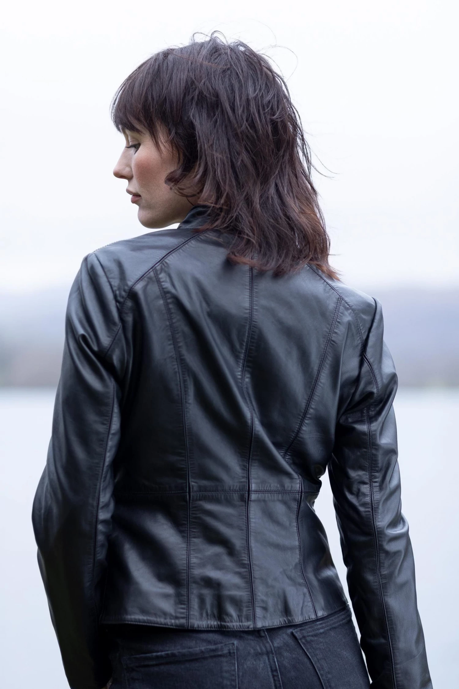 Lakeland Leather Palermo Ii Cafe Racer Black Leather Jacket 4 Lakeland Leather Palermo Ii Cafe Racer Black Leather Jacket - Image 2