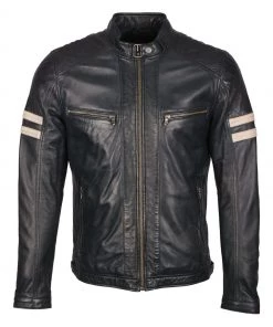 Lakeland Leather Charlie Leather Racer Jacket In Navy 11 Lakeland Leather Charlie Leather Racer Jacket In Navy -Lakeland Leather Sales unnamed file 455 scaled