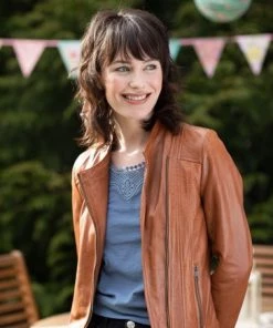 Lakeland Leather Jilly Leather Jacket Navy -Lakeland Leather Sales unnamed file 468