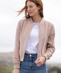 Lakeland Leather Cream Briarigg Suede Jacket