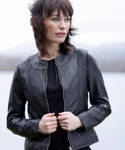 Lakeland Leather Motherby Collarless Black Leather Jacket -Lakeland Leather Sales unnamed file 481 scaled
