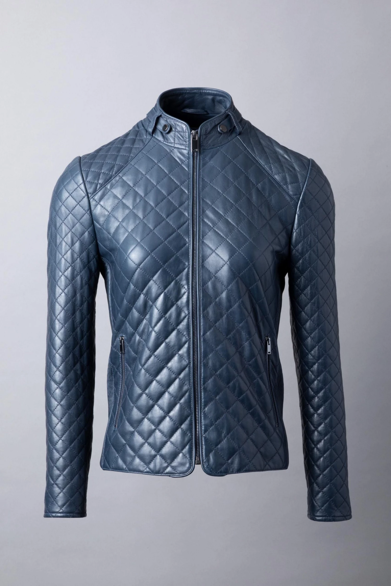 Lakeland Leather Blue Angletarn Quilted Leather Jacket 3 Lakeland Leather Blue Angletarn Quilted Leather Jacket