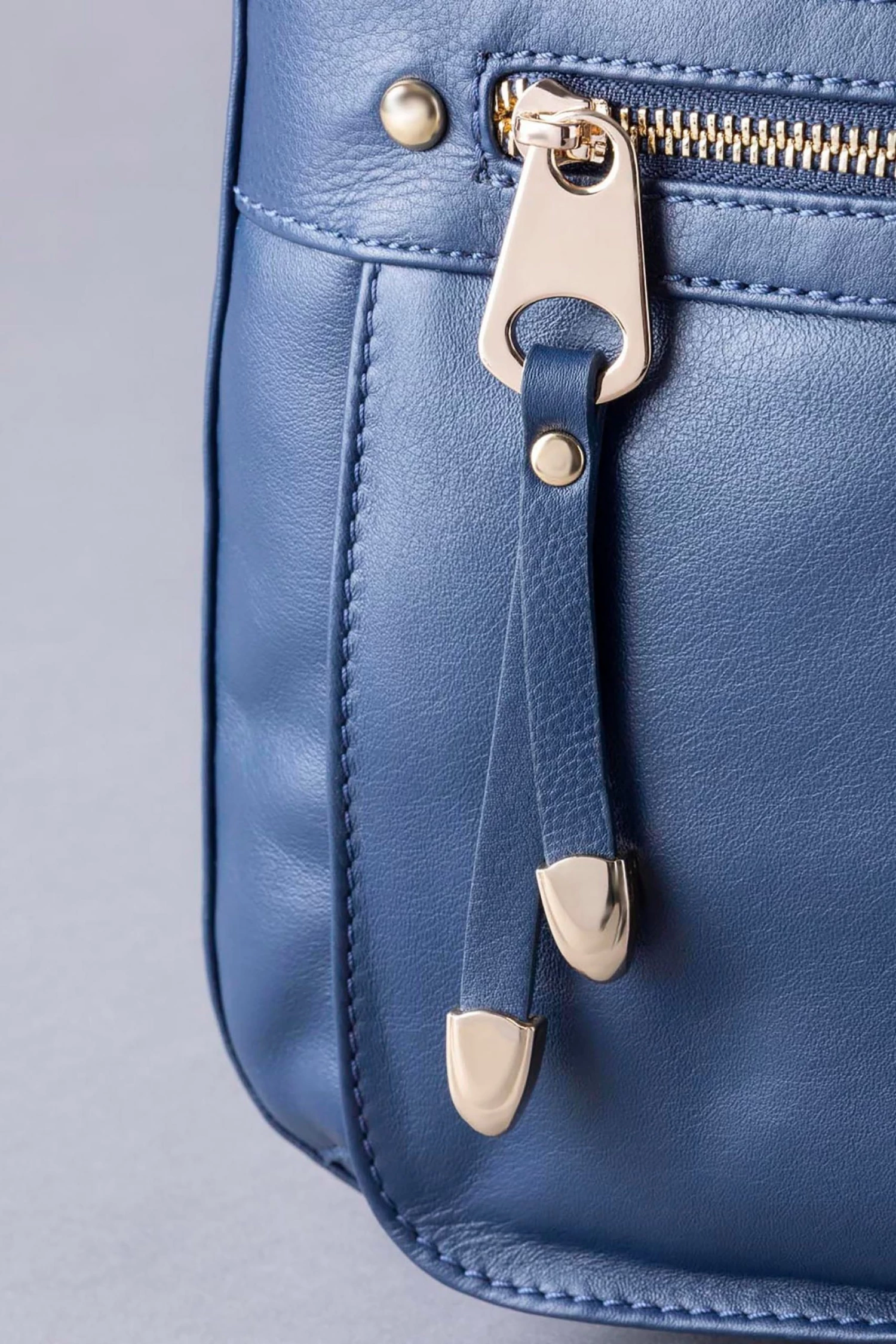 Lakeland Leather Navy Blue Cartmel II Leather Shoulder Bag 7 Lakeland Leather Navy Blue Cartmel II Leather Shoulder Bag - Image 6