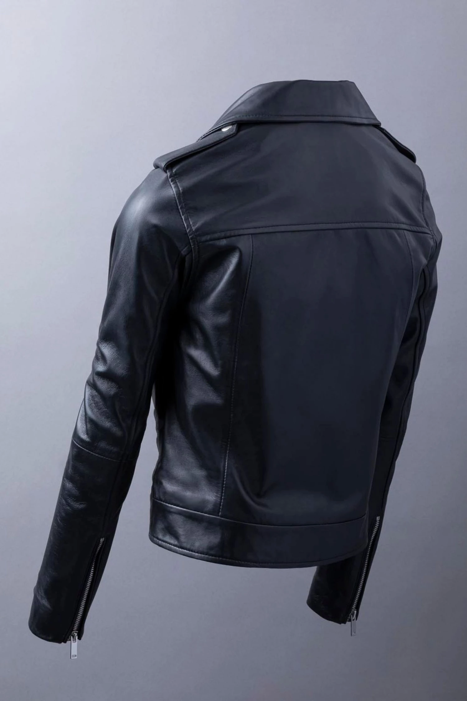 Lakeland Leather Grasmere Leather Biker Jacket Black 6 Lakeland Leather Grasmere Leather Biker Jacket Black - Image 4
