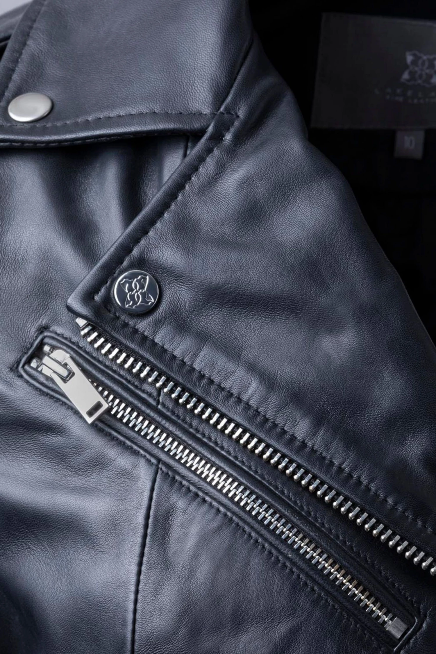 Lakeland Leather Grasmere Leather Biker Jacket Black 8 Lakeland Leather Grasmere Leather Biker Jacket Black - Image 6