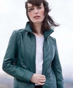 Lakeland Leather Fornside Leather Jacket Violet Blue -Lakeland Leather Sales unnamed file 514