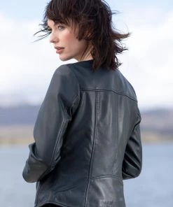 Lakeland Leather Collette Open Collar Leather Biker Jacket Parchment 14 Lakeland Leather Collette Open Collar Leather Biker Jacket Parchment -Lakeland Leather Sales unnamed file 518 scaled