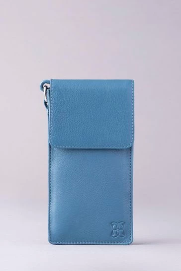 Lakeland Leather Cross-Body Phone Pouch Bag Amethyst 10 Lakeland Leather Cross-Body Phone Pouch Bag Amethyst - Image 8