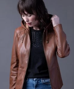 Lakeland Leather Abbeyville Hooded Leather Jacket Fresh Navy -Lakeland Leather Sales unnamed file 549 scaled