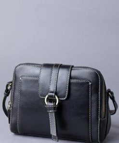 Lakeland Leather Birthwaite Leather Cross-Body Bag Cognac Brown