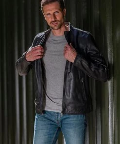 Lakeland Leather Eamont Graphite Grey Leather Jacket