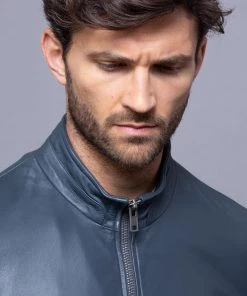 Lakeland Leather Blue Newton Leather Jacket -Lakeland Leather Sales unnamed file 562 scaled