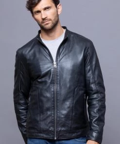 Lakeland Leather Black Greystoke Leather Jacket