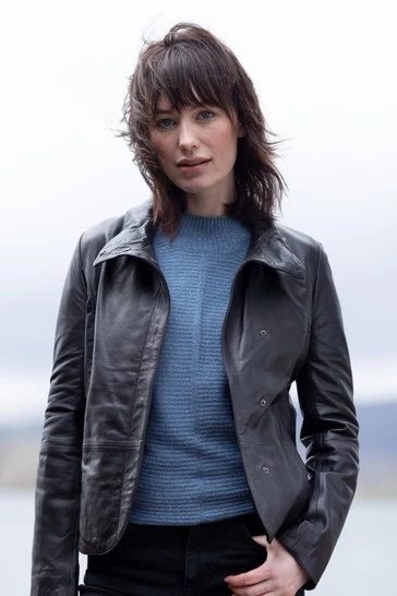 Lakeland Leather Karen Casual Leather Jacket In Black 11 Lakeland Leather Karen Casual Leather Jacket In Black - Image 9