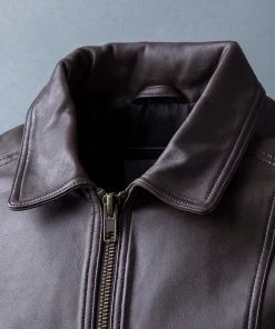 Lakeland Leather Rothay Collared Brown Leather Jacket -Lakeland Leather Sales unnamed file 606 scaled