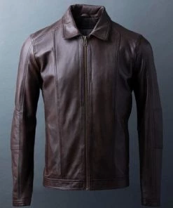 Lakeland Leather Rothay Collared Brown Leather Jacket -Lakeland Leather Sales unnamed file 612