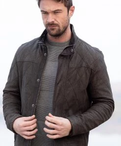 Lakeland Leather Brown Kirkby Quilted Leather Jacket