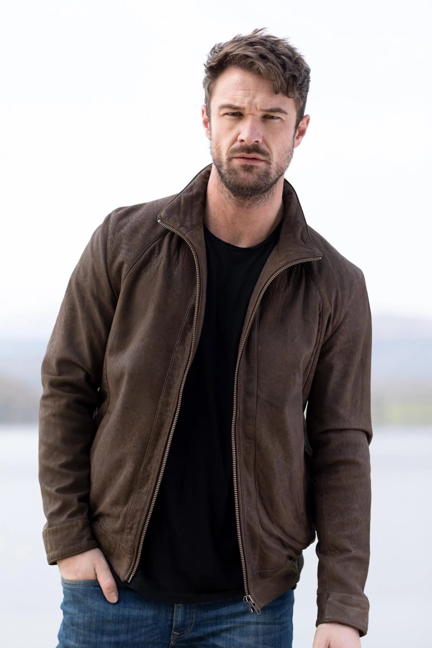 Lakeland Leather Paveyark Leather Bomber Jacket In Chocolate Brown 3 Lakeland Leather Paveyark Leather Bomber Jacket In Chocolate Brown