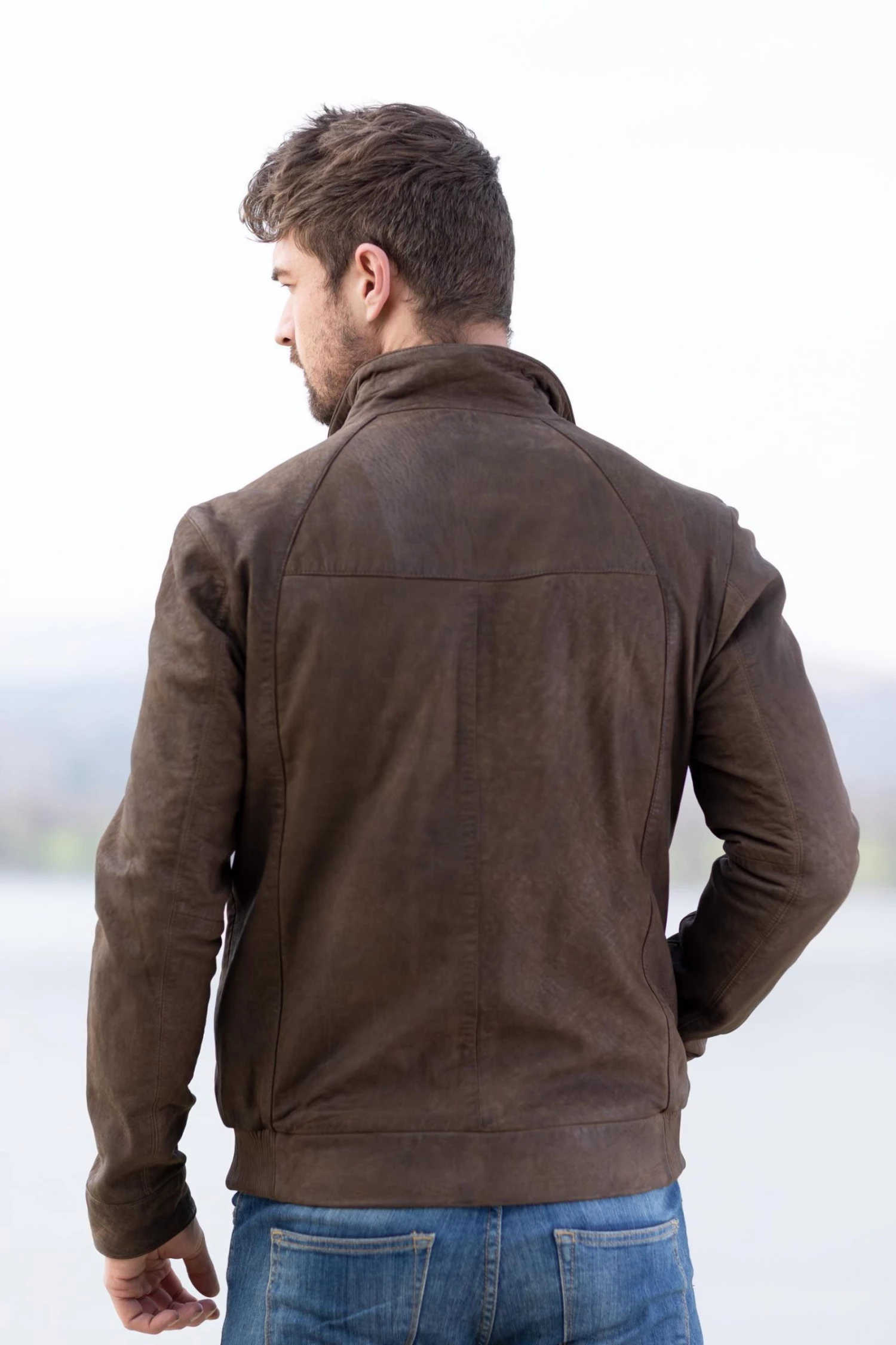 Lakeland Leather Paveyark Leather Bomber Jacket In Chocolate Brown 4 Lakeland Leather Paveyark Leather Bomber Jacket In Chocolate Brown - Image 2