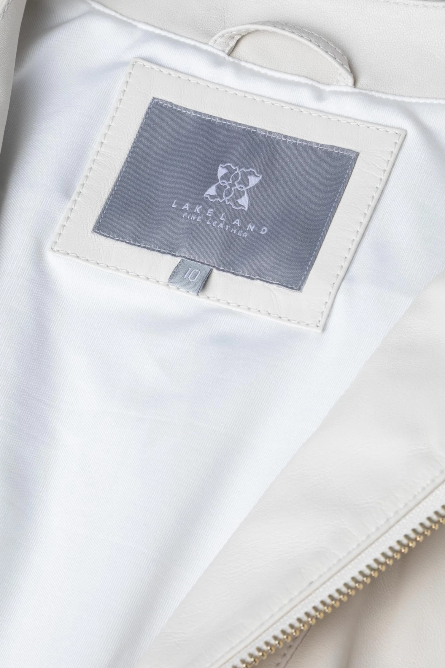 Lakeland Leather Off White Bleaberry Leather Jacket 6 Lakeland Leather Off White Bleaberry Leather Jacket - Image 4