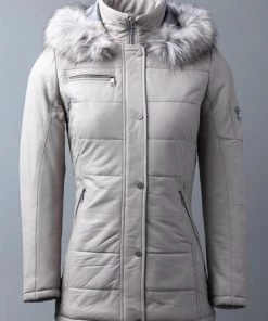 Lakeland Leather Fairfield Hooded Padded Leather Coat Navy Blue 16 Lakeland Leather Fairfield Hooded Padded Leather Coat Navy Blue -Lakeland Leather Sales unnamed file 666