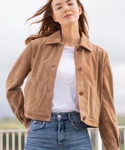 Lakeland Leather Brown Belmont Suede Jacket