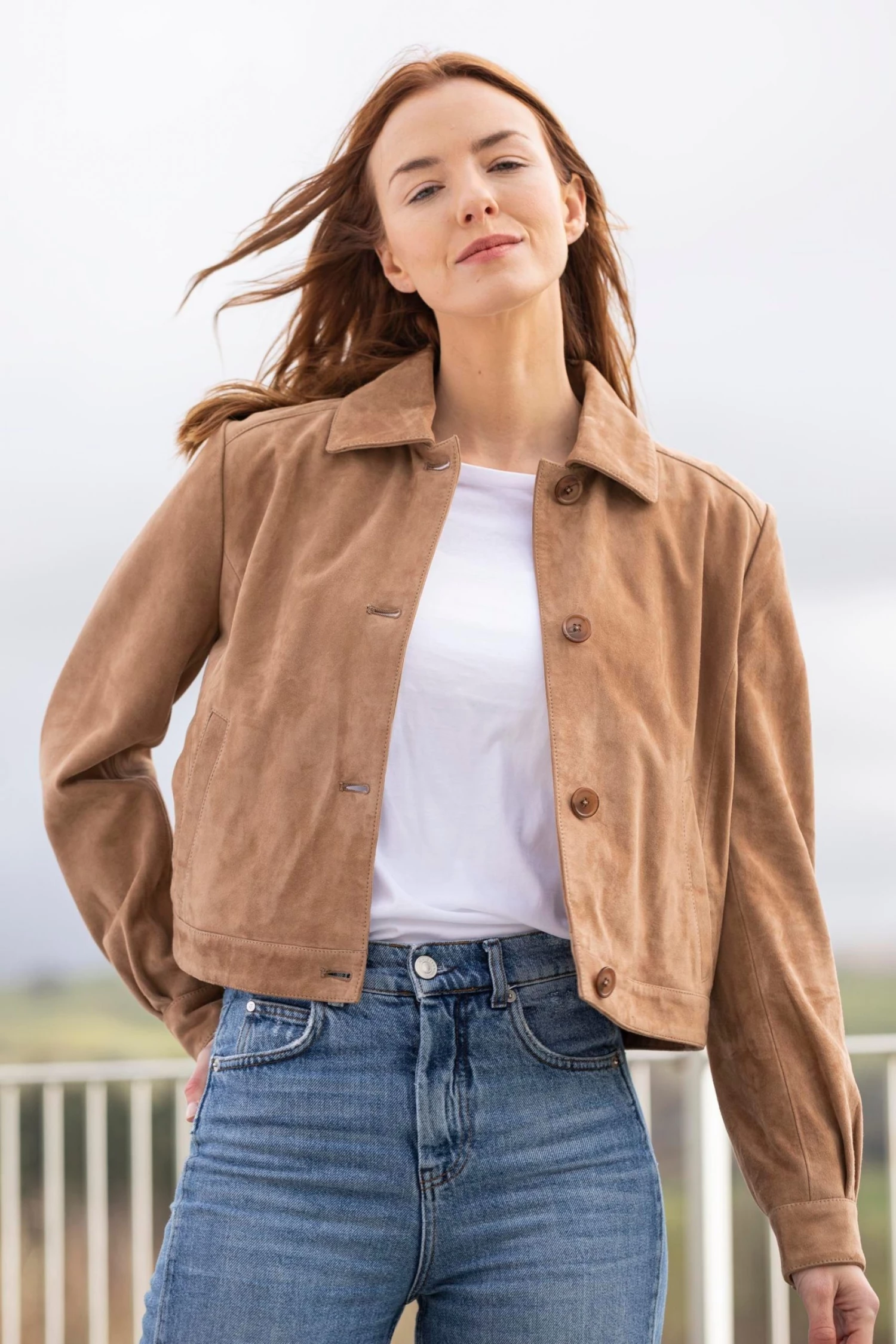 Lakeland Leather Brown Belmont Suede Jacket 3 Lakeland Leather Brown Belmont Suede Jacket