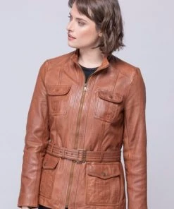 Lakeland Leather Tan Brown Safari Leather Jacket 13 Lakeland Leather Tan Brown Safari Leather Jacket -Lakeland Leather Sales unnamed file 694