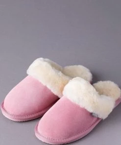 Lakeland Leather Ladies Sheepskin Slider Slippers Stone Cream -Lakeland Leather Sales unnamed file 707