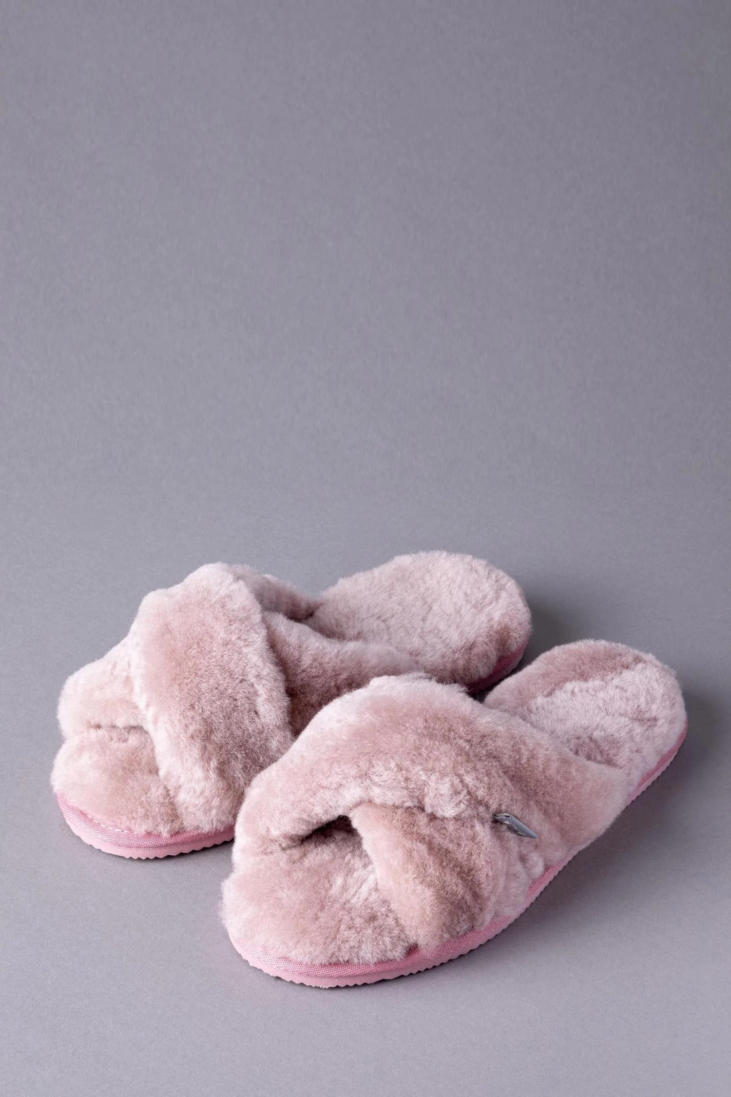 Lakeland Leather Ladies Sheepskin Cross-Over Mule Slippers Cream 3 Lakeland Leather Ladies Sheepskin Cross-Over Mule Slippers Cream