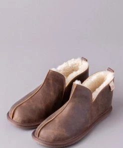 Lakeland Leather Mens Brown Leather Slipper Boots -Lakeland Leather Sales unnamed file 732