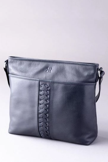 Lakeland Leather Farlam Leather Cross-Body Bag Navy 10 Lakeland Leather Farlam Leather Cross-Body Bag Navy - Image 8