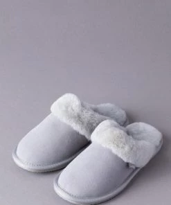 Lakeland Leather Ladies Sheepskin Slider Slippers Tan Brown -Lakeland Leather Sales unnamed file 770